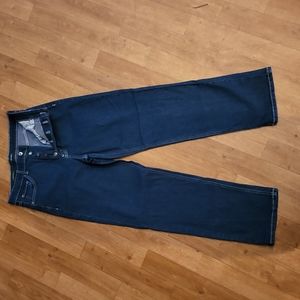 Super high rise straight leg jeans